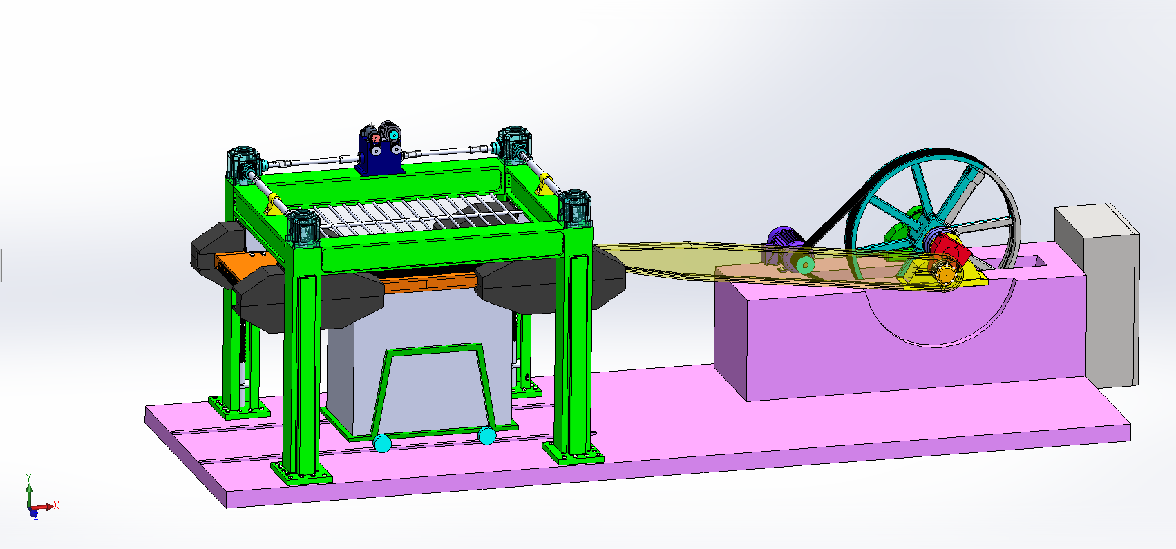 Marbre bloc Sawing machine